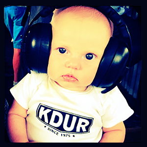 Baby in KDUR tee shirt